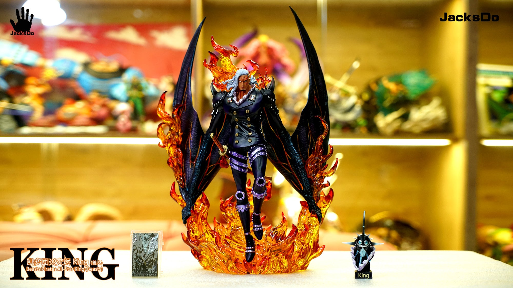 One Piece JacksDo Studio King Queen Jack Kaido Hybrid Resin Statue