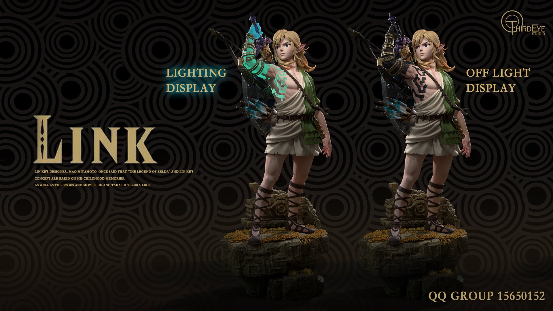 The Legend of Zelda Third Eye Studio Link Resin Statue