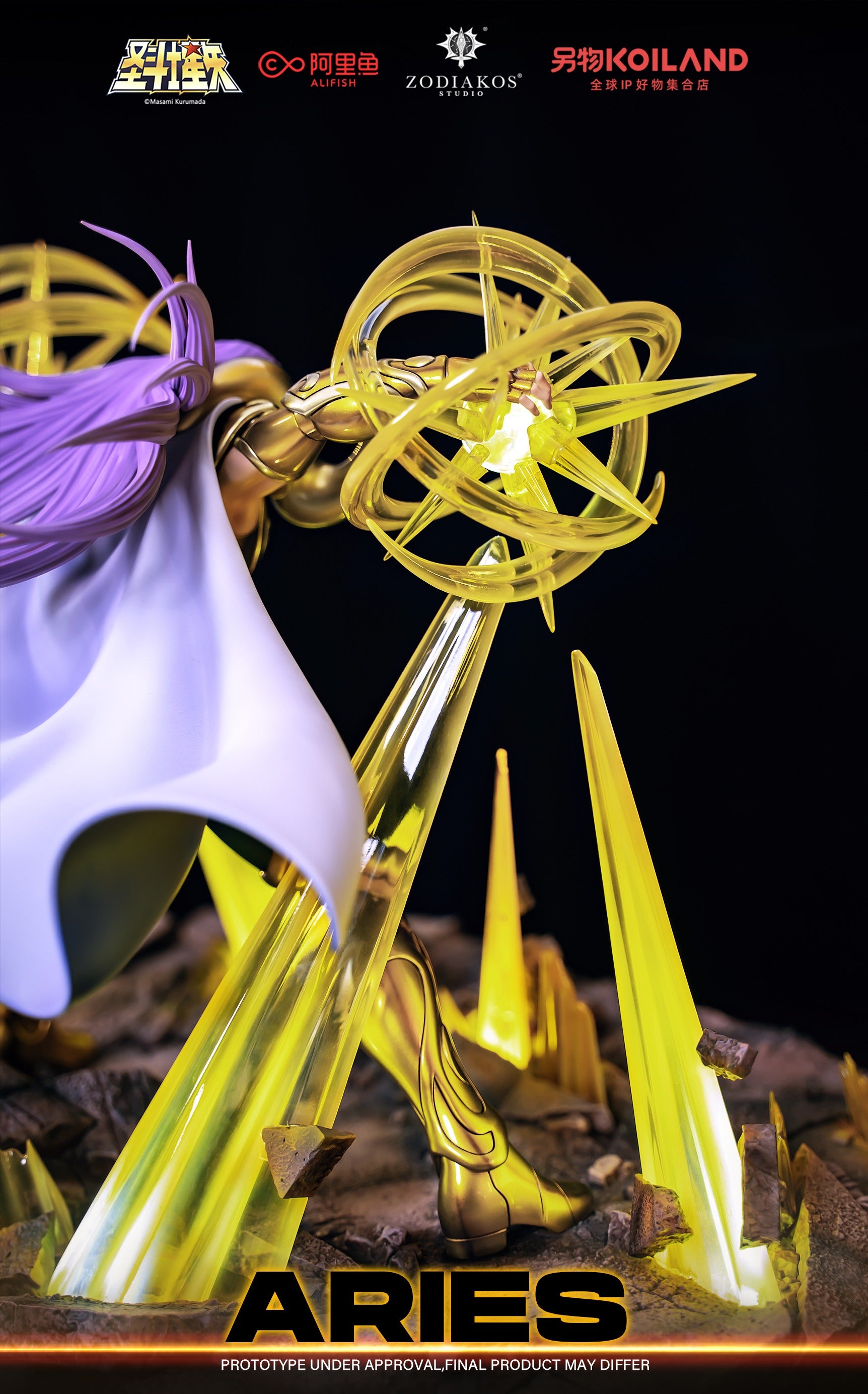 Saint Seiya Zodiakos Studio Mu Aries Licensed – ClubHouse Statues