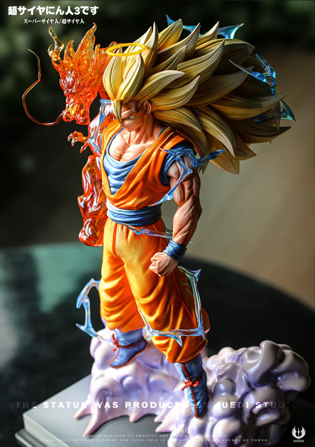 Dragon Ball JD Studio SS3 Goku Resin Statue