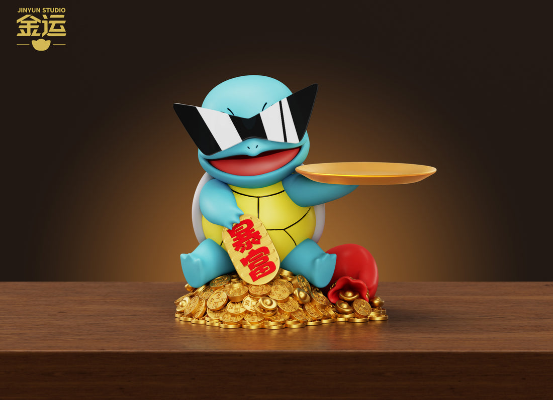 Pokemon Jin Yun Studio Squirtle in Sunglasses Resin Statue