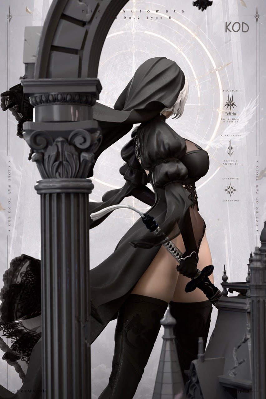 NieR: Automata　2B　ウェディングドレス　フィギュア　ニーアオート NieR Automata KOD Studio 2B Wedding Dress – ClubHouse Statues