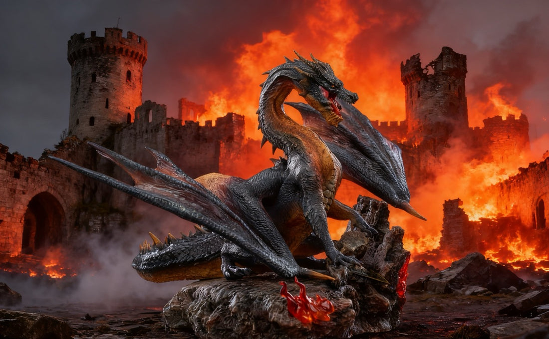 Monster Hunter MH Studio Black Dragon Resin Statue