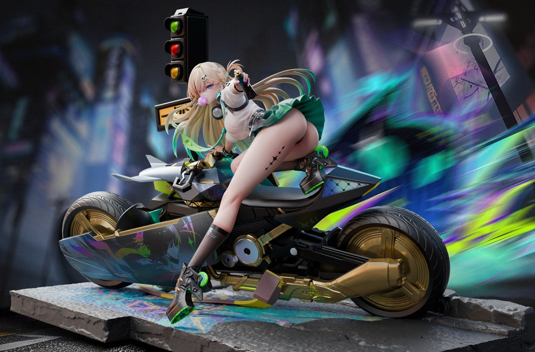 Wuthering Waves MiYin Studio Motorcycle Girl Lynae Resin Statue