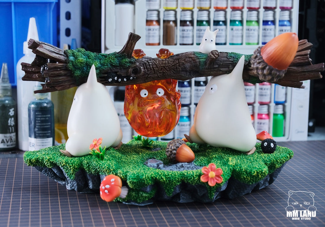 Howls Moving MMLAND Studio Calcifer V2 Resin Statue