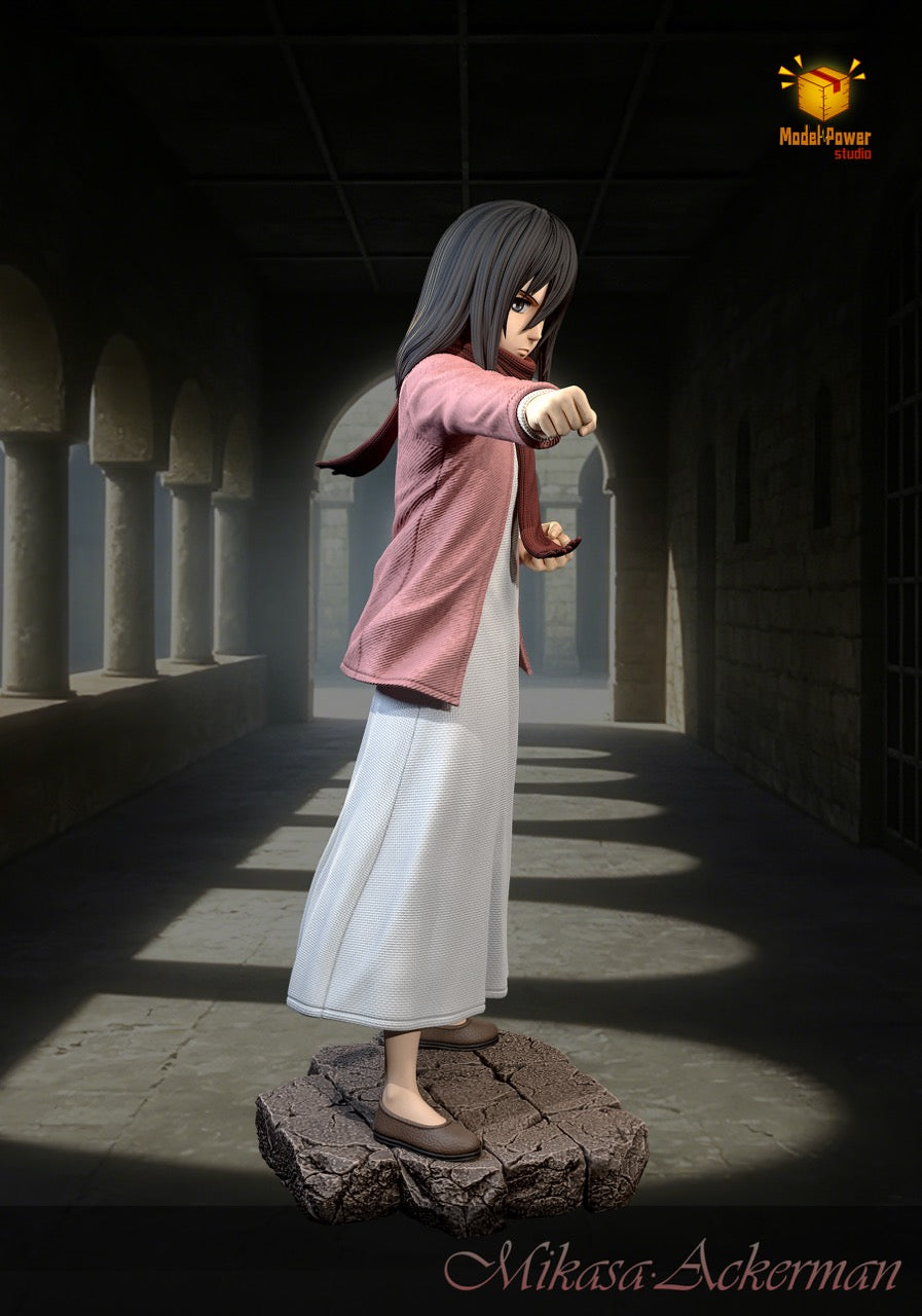 Attack On Titan Model Power Studio Kid Mikasa Ackerman – ClubHouse
