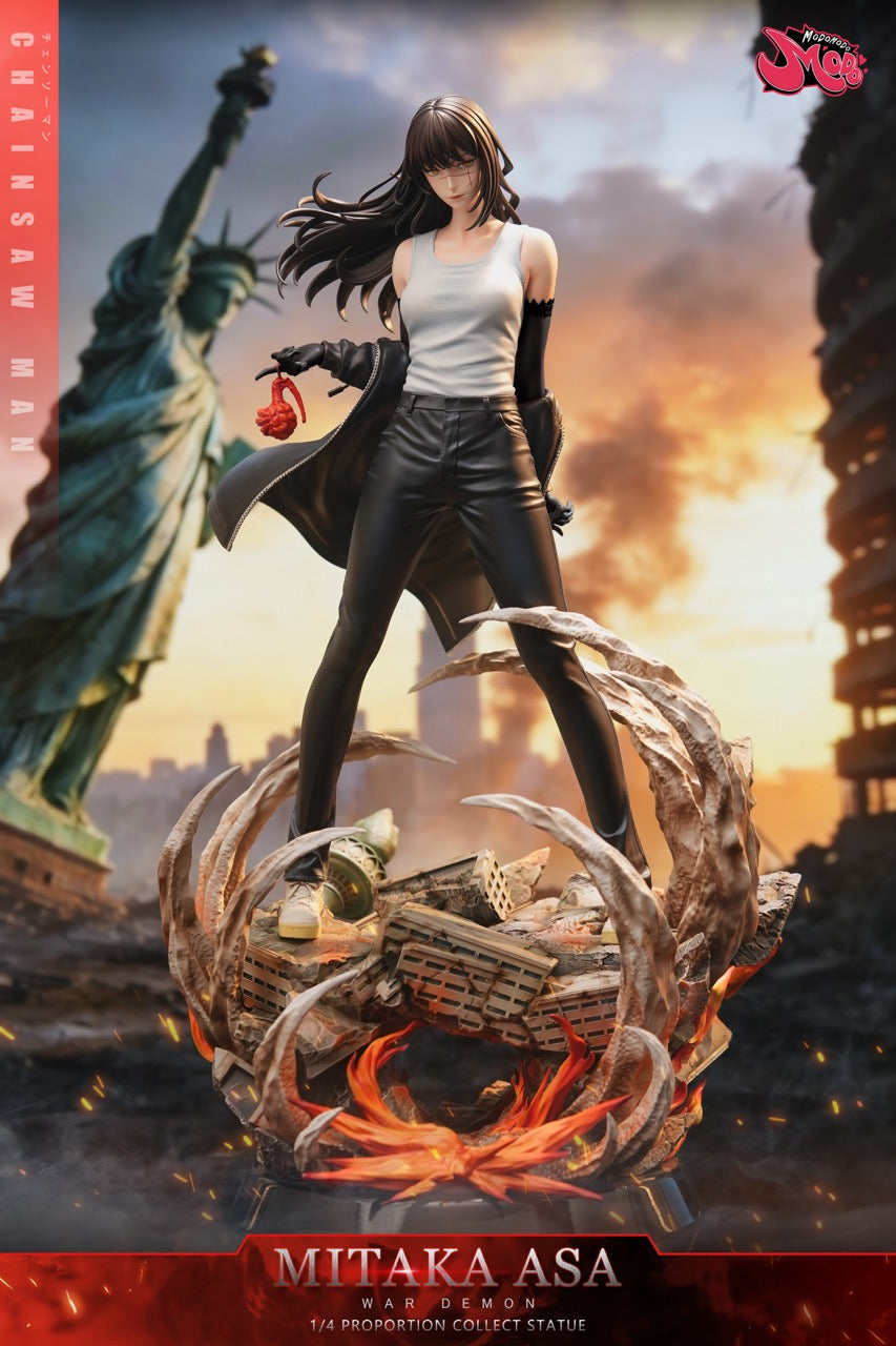 Chainsaw Man Modomodo Studio Mitaka Asa x Yoru Resin Statue