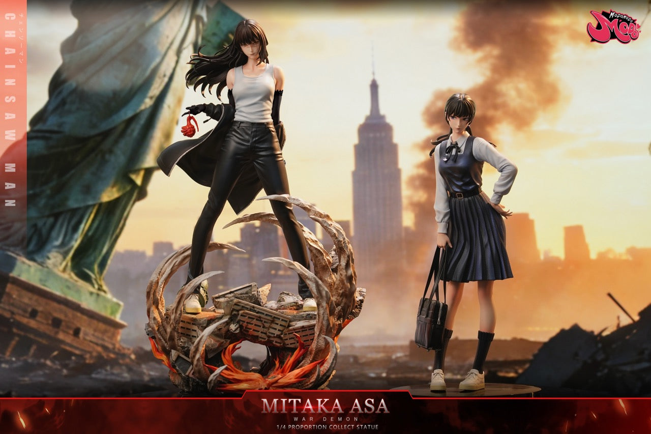 スマイロメモリアルハウスオーダー Chainsaw Man Modomodo Studio Mitaka Asa x Yoru – ClubHouse Statues
