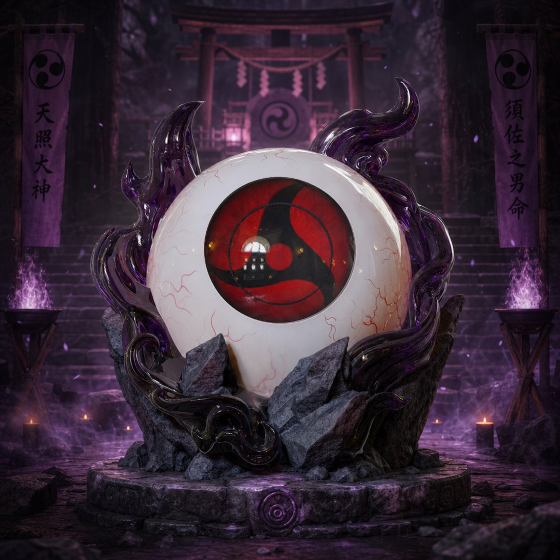 Naruto M Studio Eye of Amaterasu