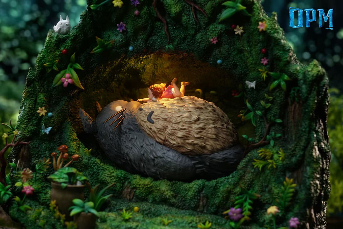 My Neighbor Totoro OPM Studio Totoro In The Tree Hole Resin Statue