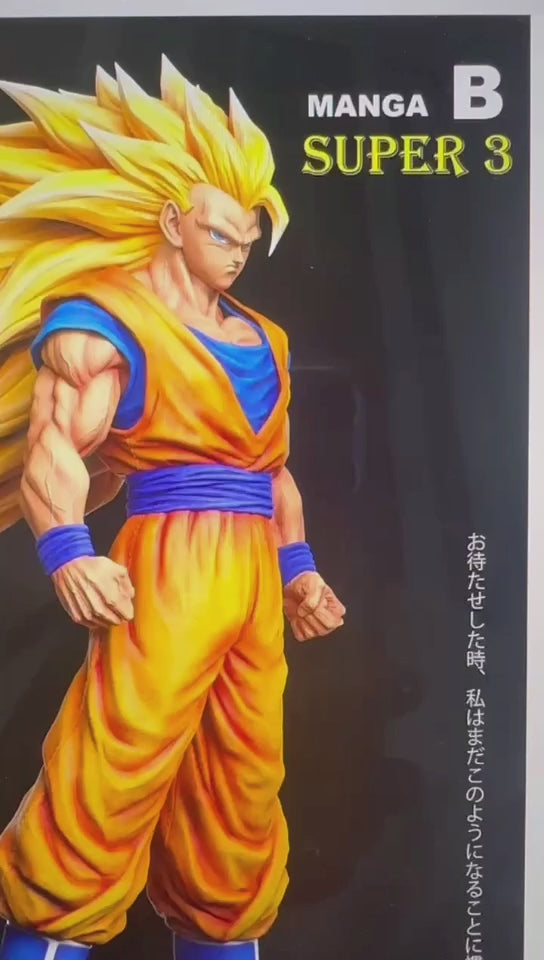 Dragon Ball BUU Studio Goku Super Saiyan 3 Resin Statue
