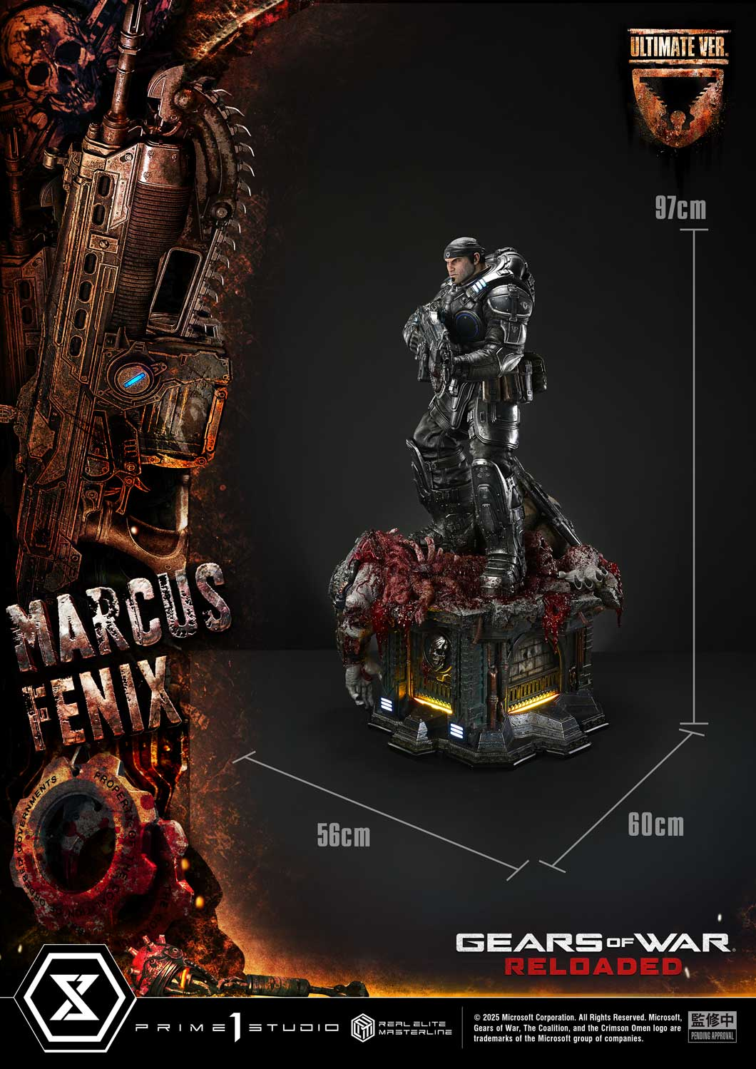 gears of war marcus fenix Gears of War Reloaded Prime 1 Studio Marcus Fenix Licensed – ClubHouse Statues