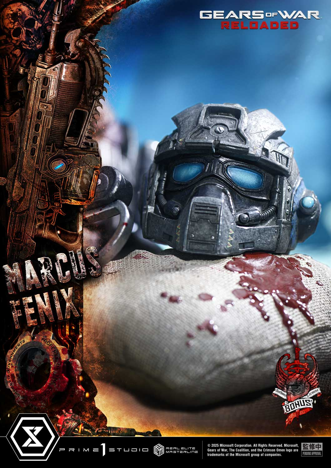 gears of war 1 kaufen Gears of War Reloaded Prime 1 Studio Marcus Fenix Licensed – ClubHouse Statues