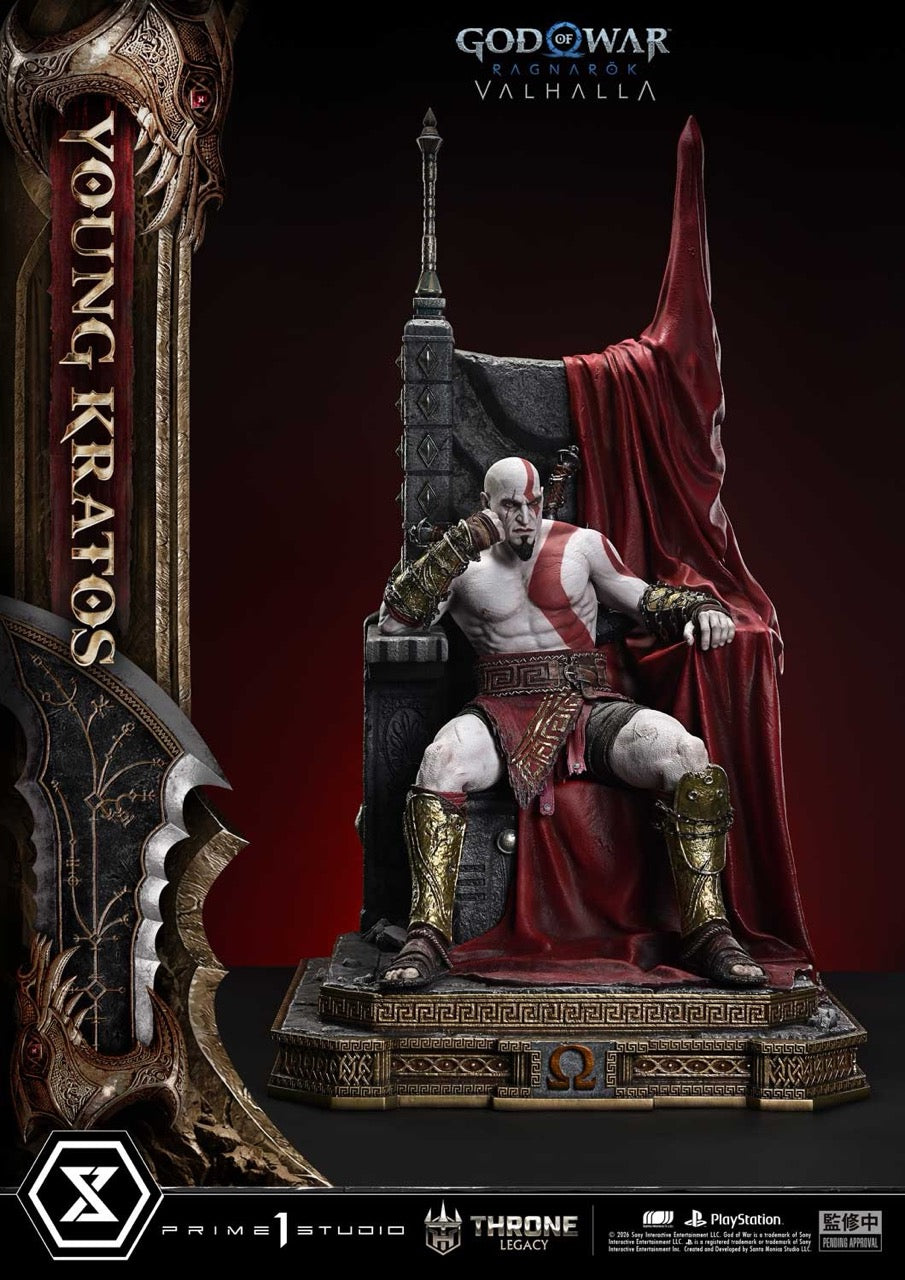 God of War Ragnarok Prime 1 Studio Young Kratos Licensed Resin Statue