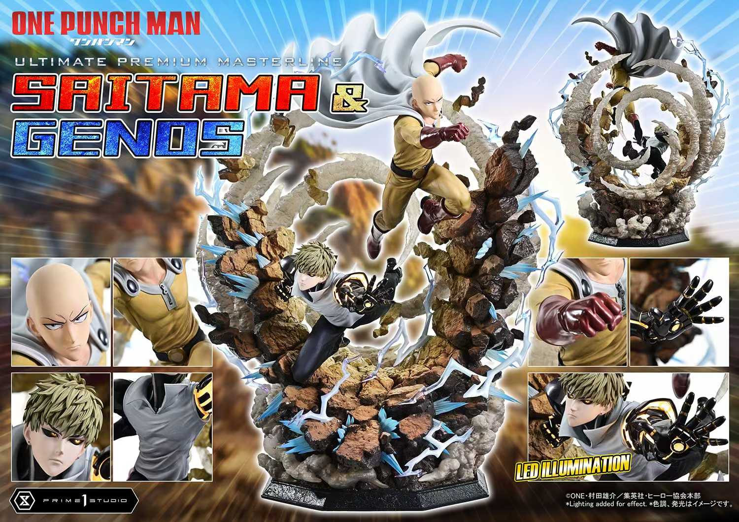 One Punch Man Prime 1 Studio Saitama x Genos Licensed – ClubHouse