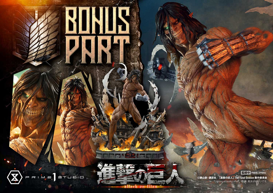 Attack On Titan Prime 1 Studio Eren Yeager Licensed