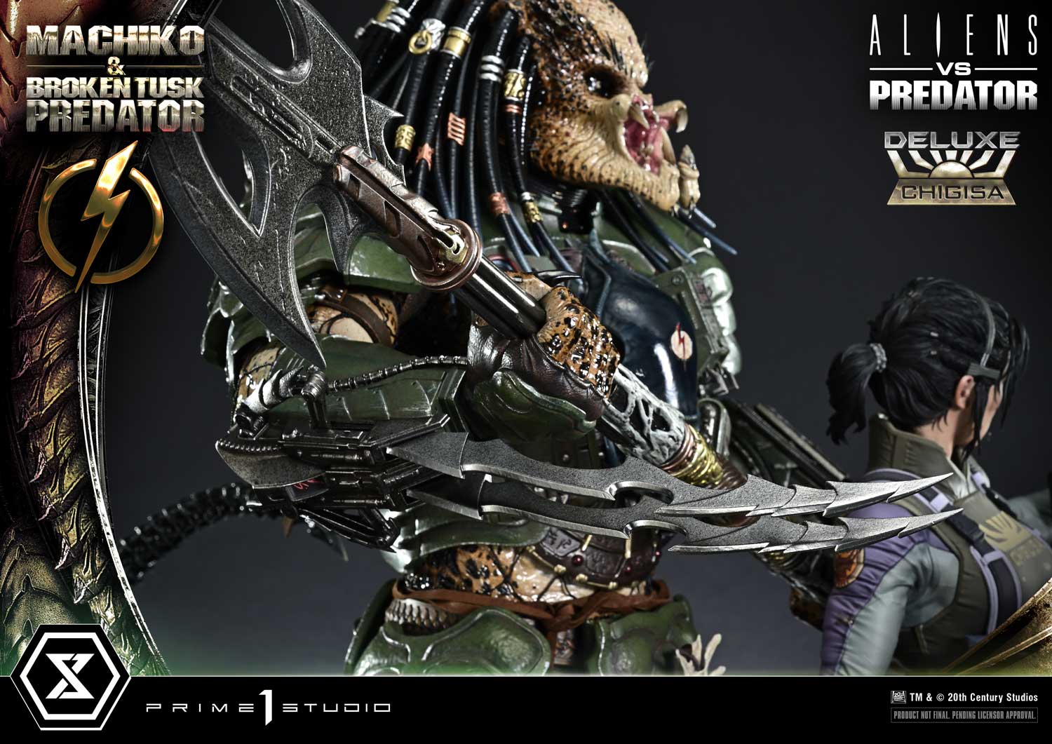値下げしました！ Predator Aliens vs Predator Prime 1 Studio Machiko x Broken Tusk Predator