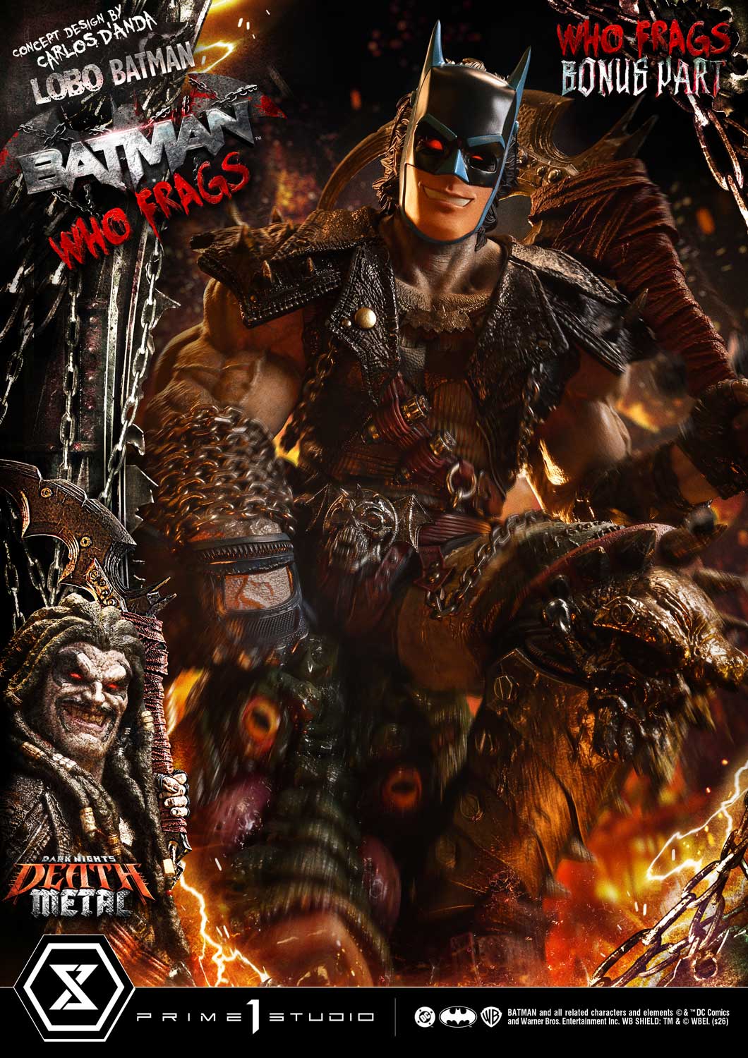 Dark Nights Death Metal Prime 1 Studio Wolf Batman Batman Who Frags