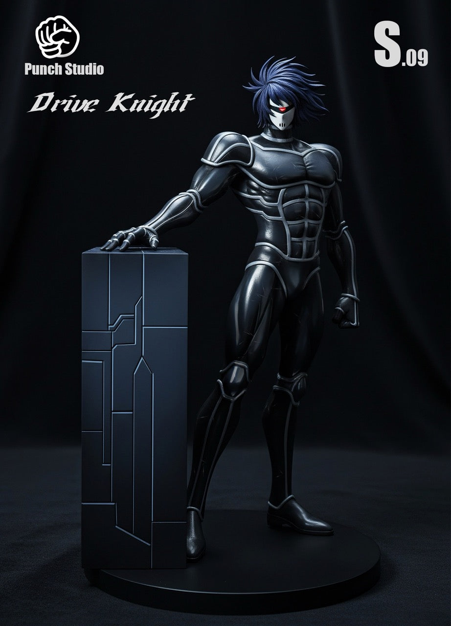 One Punch Man Punch Studio Drive Knight x Metal Bat Resin Statue