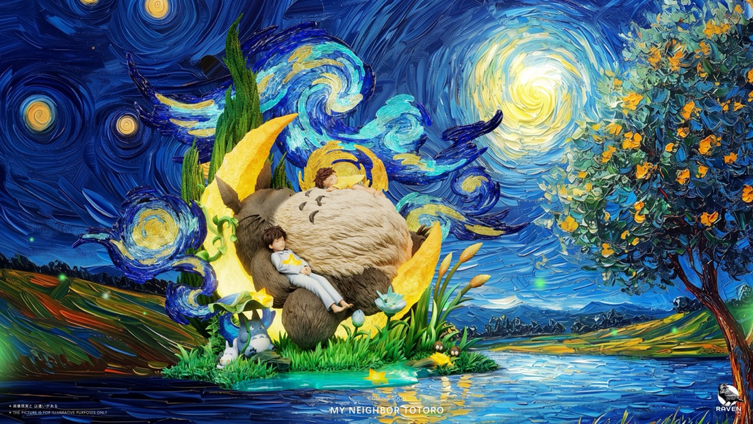 My Neighbor Totoro Raven Studio Totoro Under the Starry Night