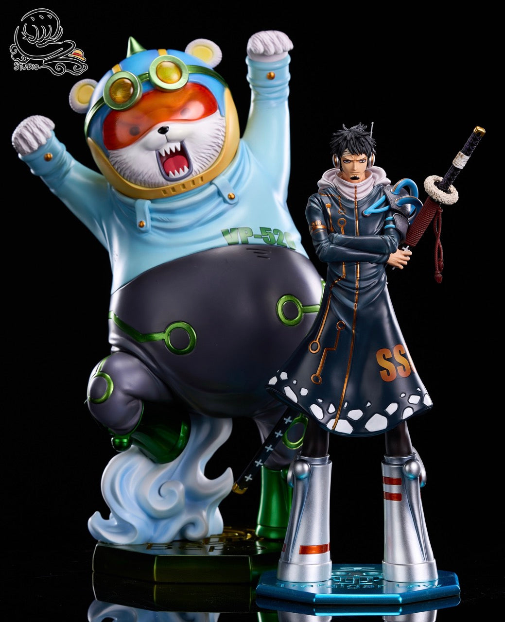 One Piece RZ Studio Egghead Law x Bepo Resin Statue