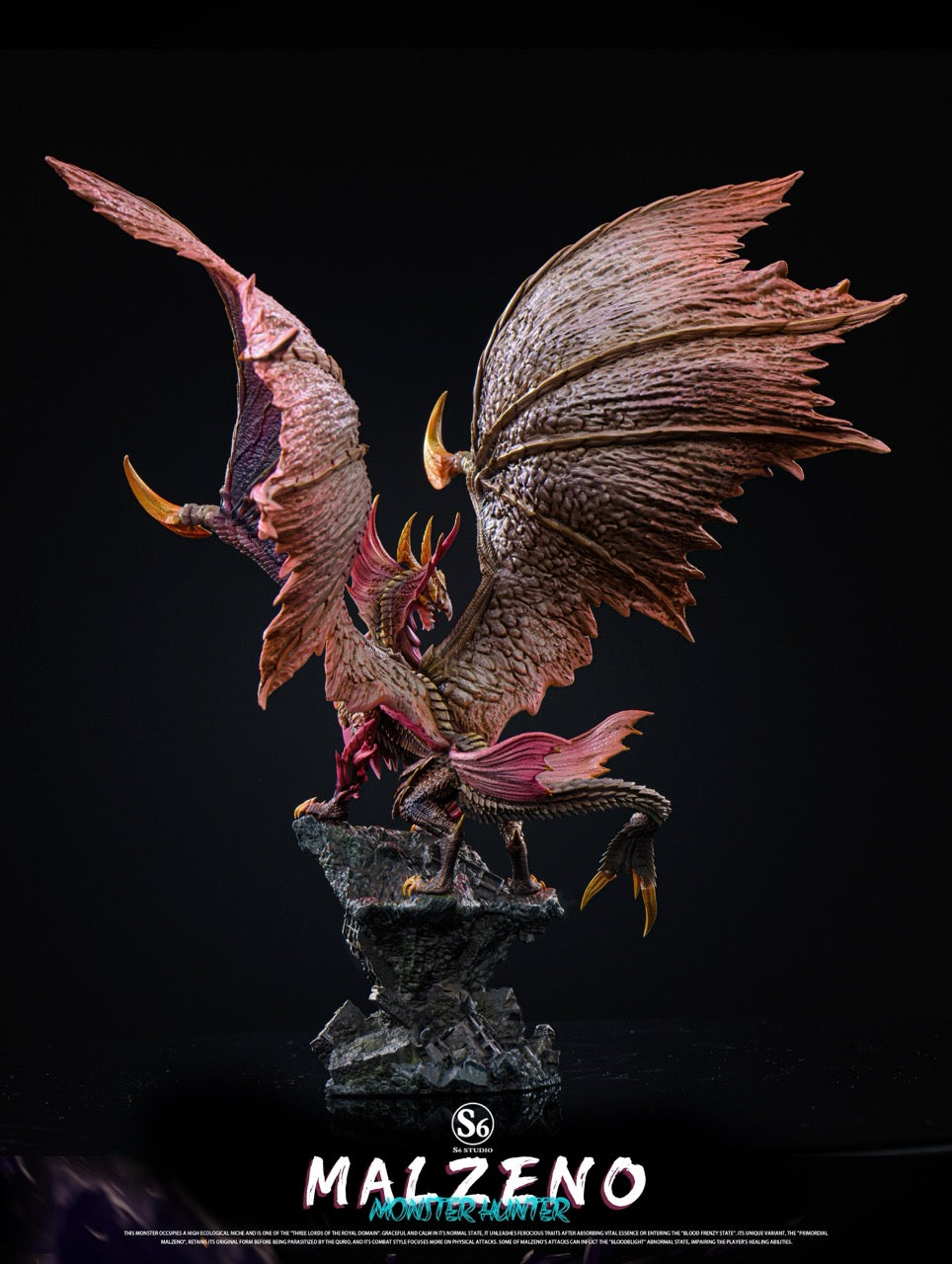 Monster Hunter S6 Studio Malzeno Resin Statue