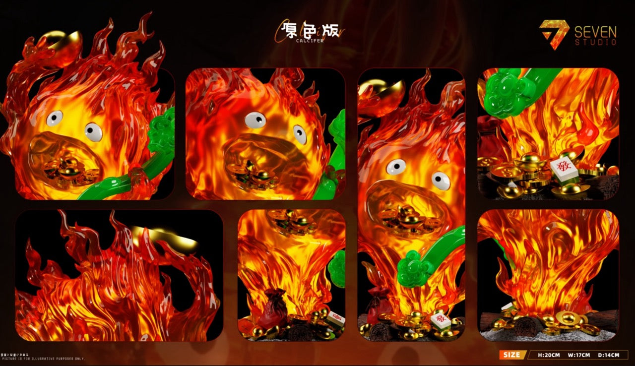 Howls Moving Castle Seven Studio Lucky Ruyi Calcifer – ClubHouse
