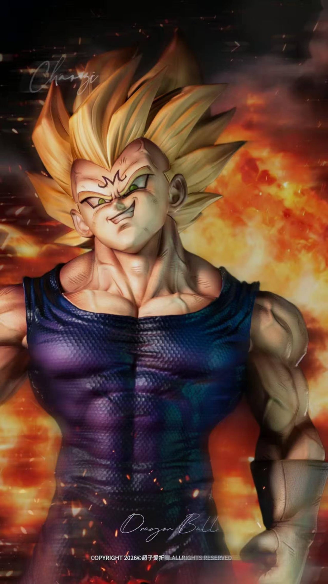 Dragon Ball Smoker Studio Majin Vegeta v2