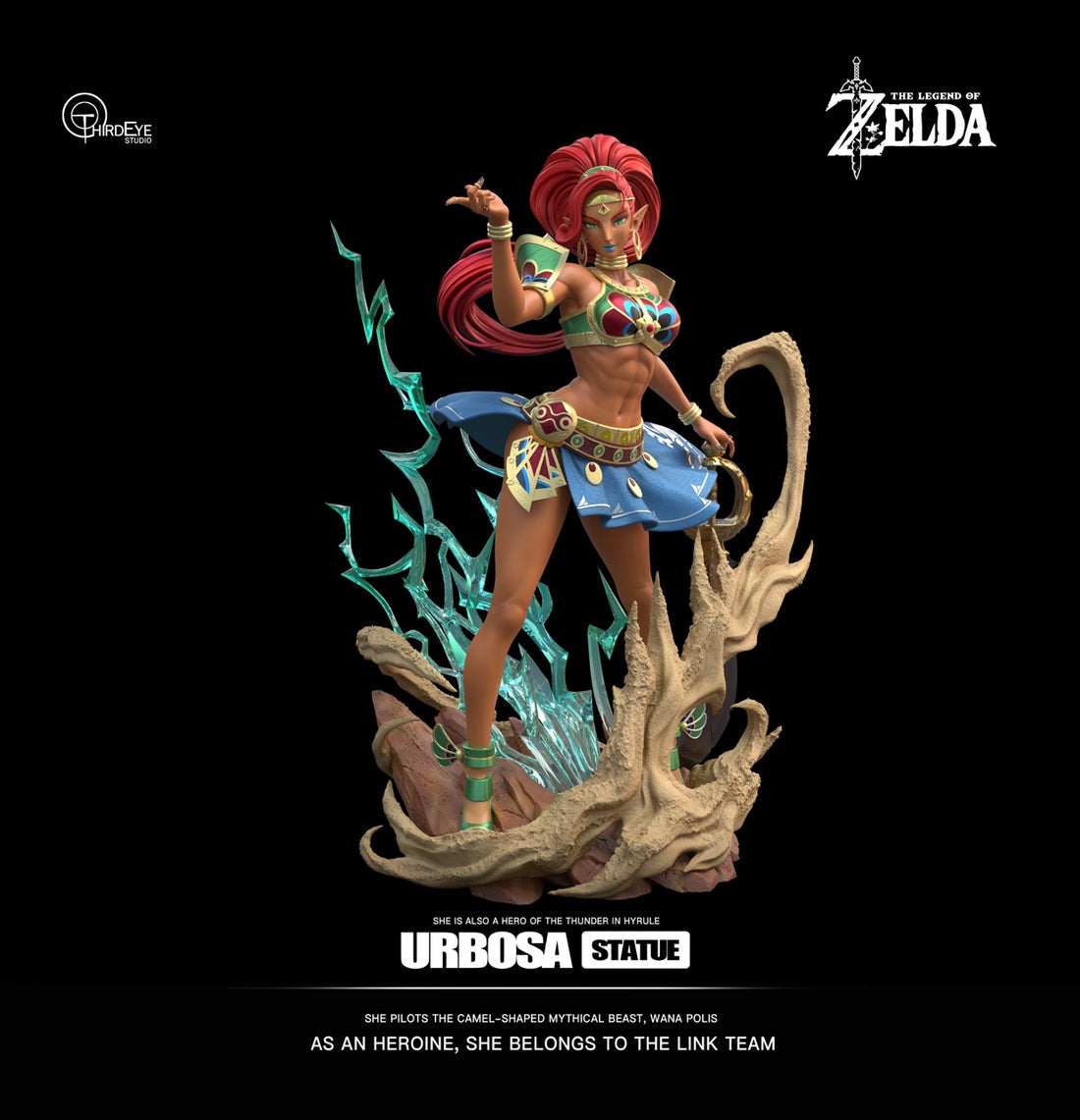 The Legend of Zelda Third Eye Studio Urbosa Resin Statue