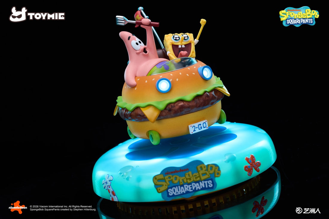 SpongeBob TOYMIE Studio SpongeBob SquarePants Krabby Patty Magnetic Car