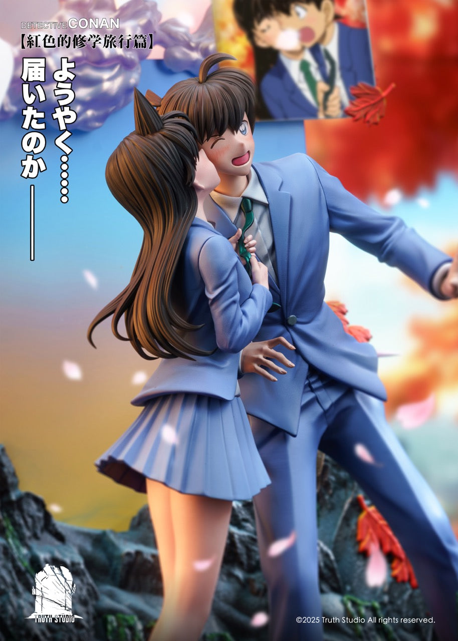 Detective Conan Truth Studio Shinichi Kudo x Mouri Ran Resin Statue
