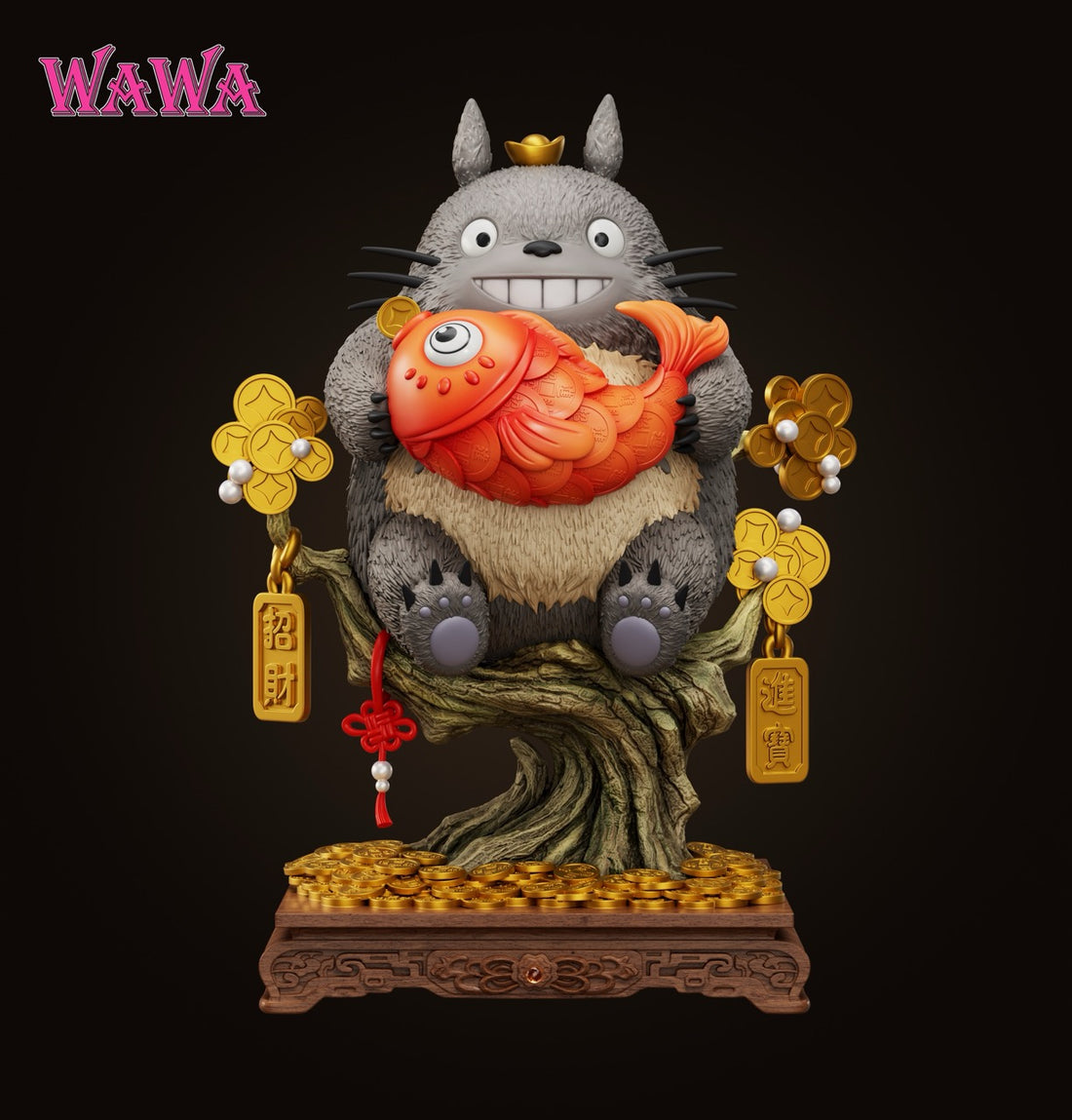 My Neighbour Totoro WAWA Studio Fortune Cat Totoro