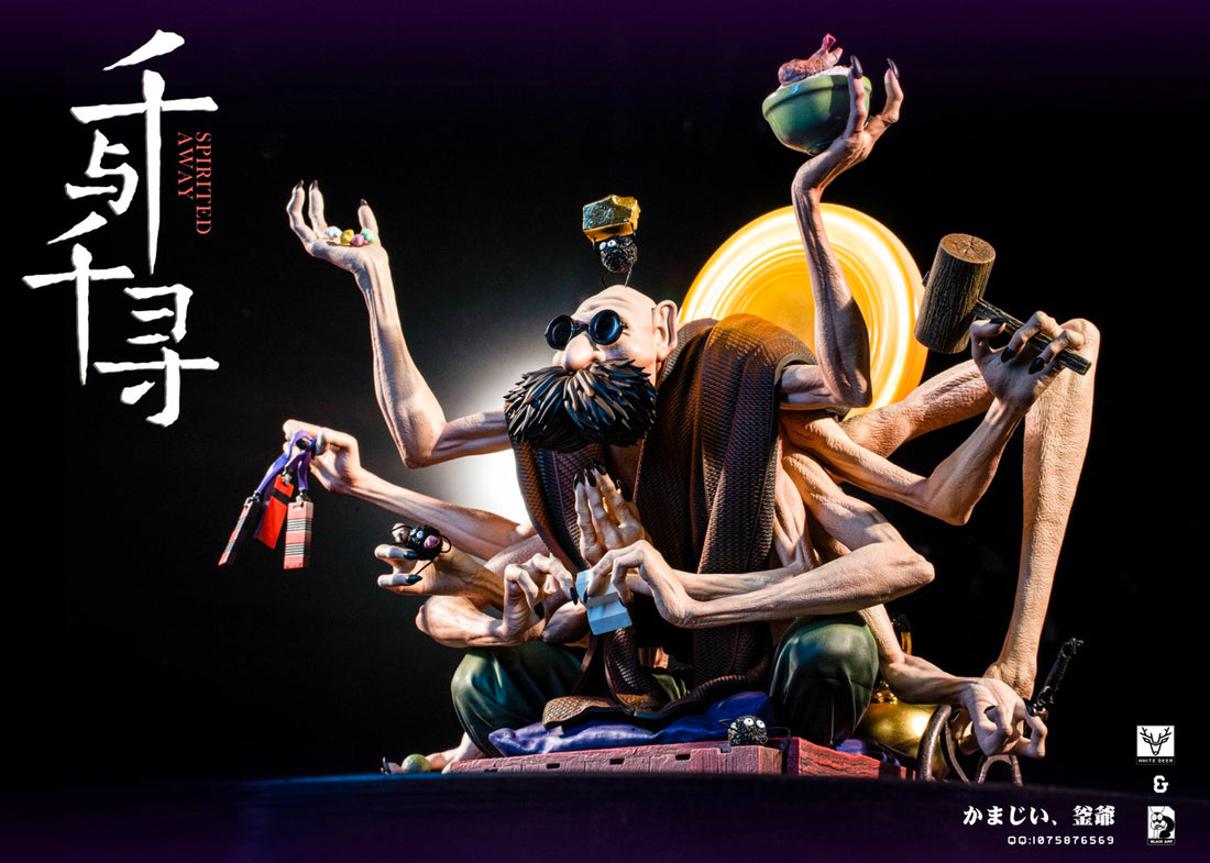 Chihiro no Kamikakushi Black Ant Studio x White Deer Studio Kamaji Resin Statue