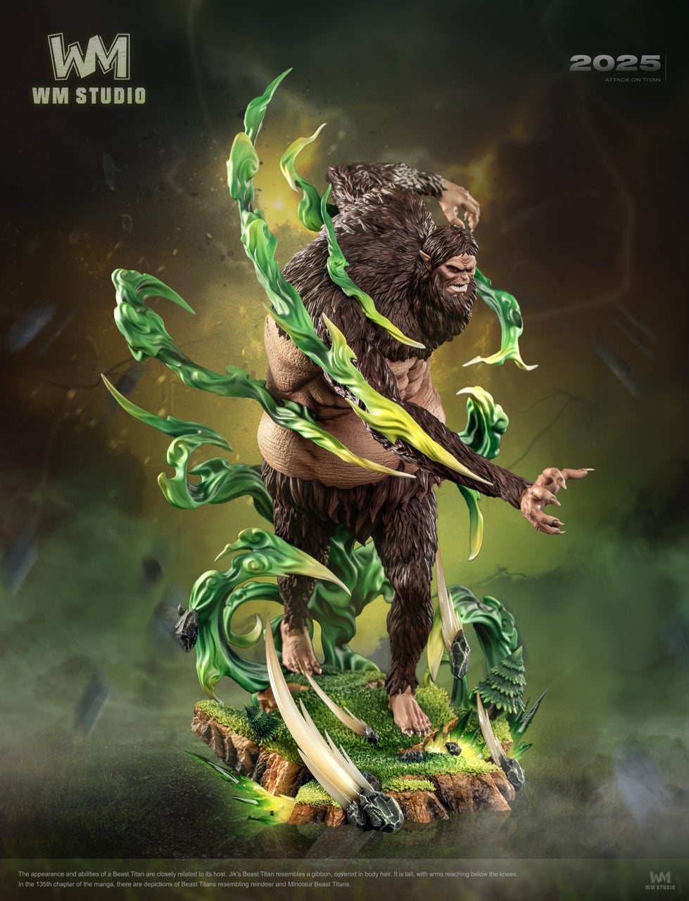 Attack On Titan WM Studio Beast Titan Resin Statue