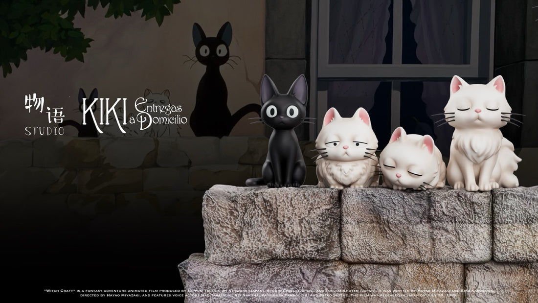 Kikis Delivery Service WuYu Studio Jiji x Lily Resin Statue